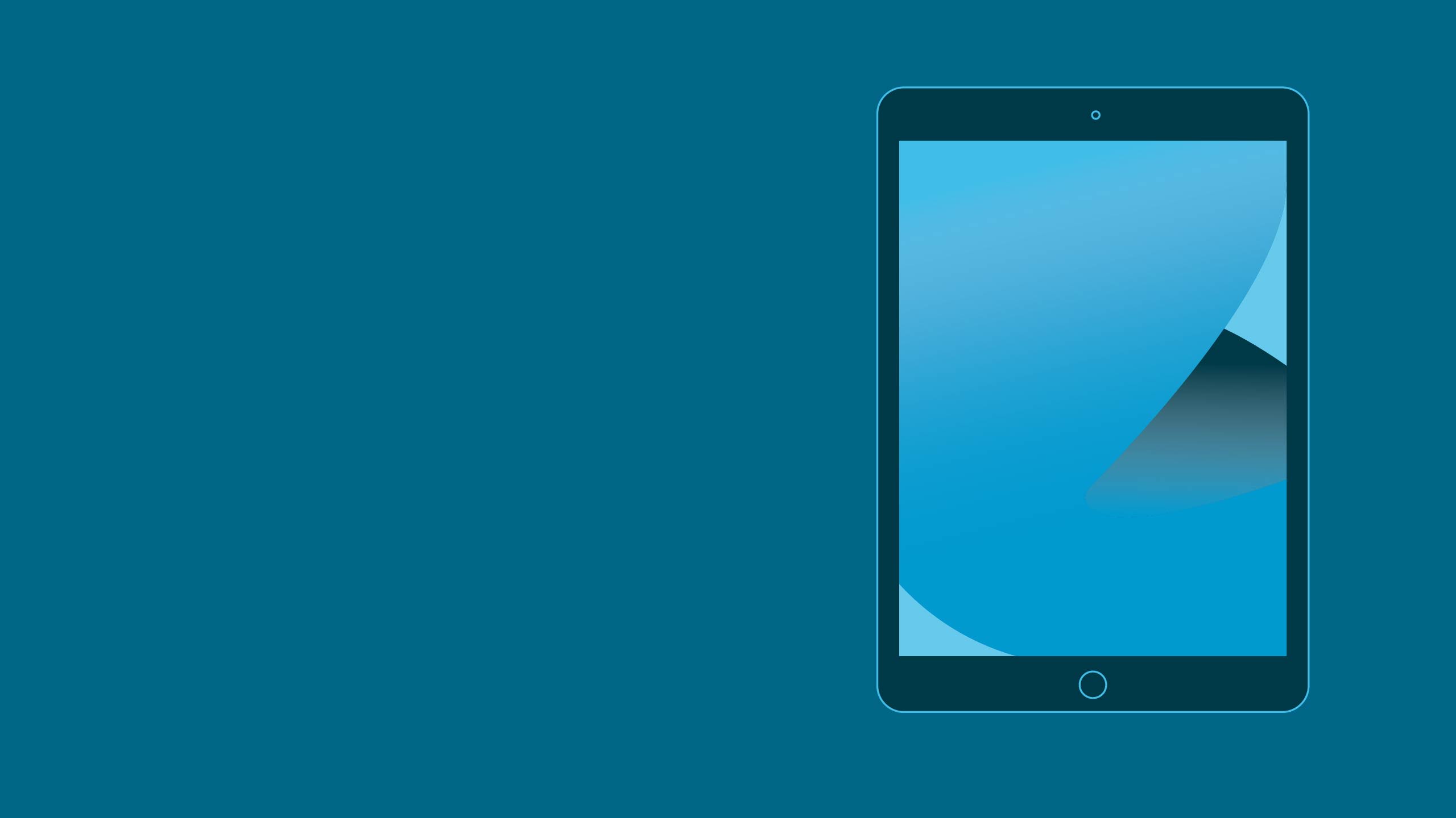 Illustration of iPad